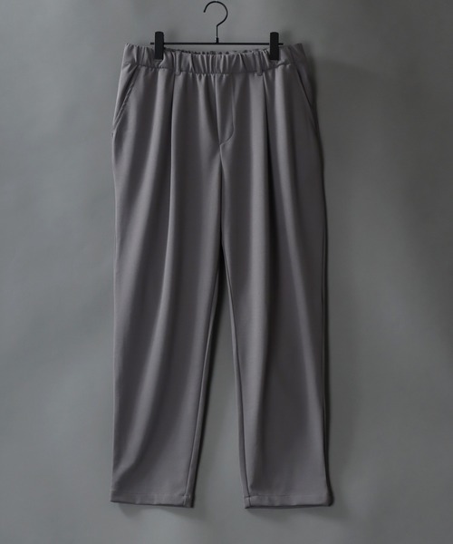 SITRY(シトリー)の「amundsen 1 tuck tapered pants/梨地織り 1タック テーパードパンツ セットアップ対応可(スラックス・メンズ・グリーン/ベージュ/ブラック/チャコールグレー/グレー/ネイビー/ブラウン/カーキ・M/LL/L)」の11枚目の写真