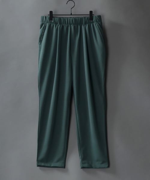SITRY(シトリー)の「amundsen 1 tuck tapered pants/梨地織り 1タック テーパードパンツ セットアップ対応可(スラックス・メンズ・グリーン/ベージュ/ブラック/チャコールグレー/グレー/ネイビー/ブラウン/カーキ・M/LL/L)」の13枚目の写真