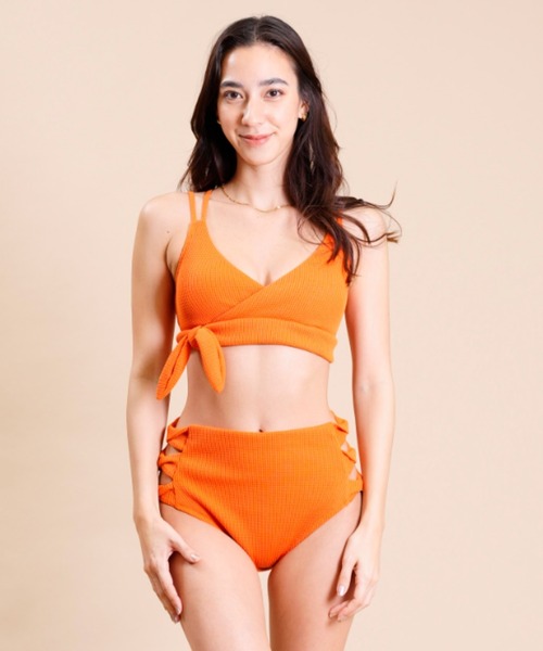 TOTASU ELEVEN/トータスイレブン無地/ハイウエストショーツ/ビスチェビキニ32200