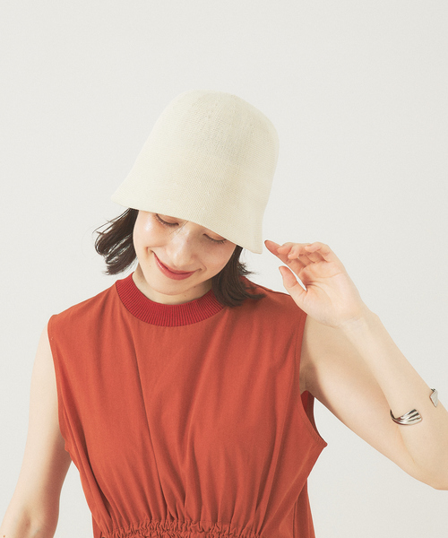 abahouse mavie（アバハウスマヴィ）の「サーモラウンドハット（ハット・レディース・アイボリー/ブラック・フリー）」の2枚目の写真