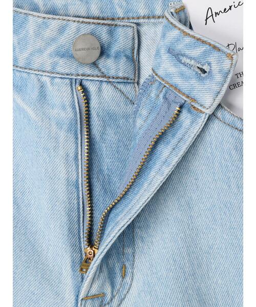 AMERICAN HOLIC（アメリカンホリック）の「7周年刺繍フレアパンツ（デニムパンツ・レディース・サックスブルー・S/M/L）」の19枚目の写真