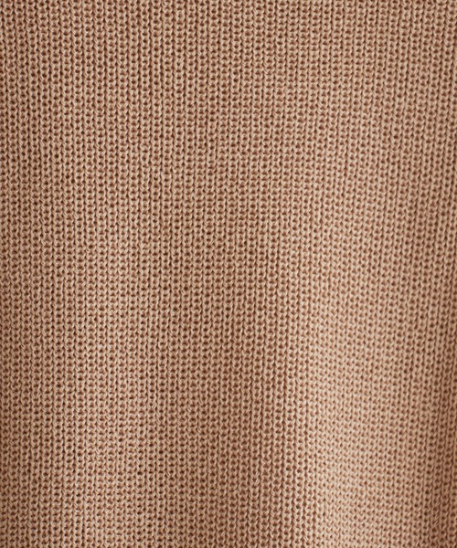 LBC（エルビーシー）の「畦配色ロングニットベスト（ニット/セーター・レディース・ベージュ/ライトグレー/ブラック・M）」の10枚目の写真