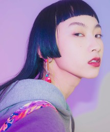 MONDEWORK（モンドワーク）の「pattern chain/ グラスチェーン イヤーカフ ネックレス（ネックレス）」