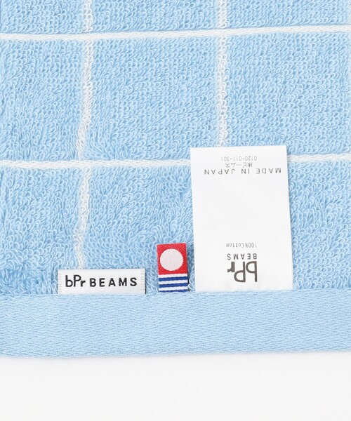bpr BEAMS（ビーピーアール ビームス ）の「bPr BEAMS / グリッド フェイスタオル（タオル・メンズ・ライトブルー/ライトグレー/ネイビー・ONE SIZE）」の10枚目の写真