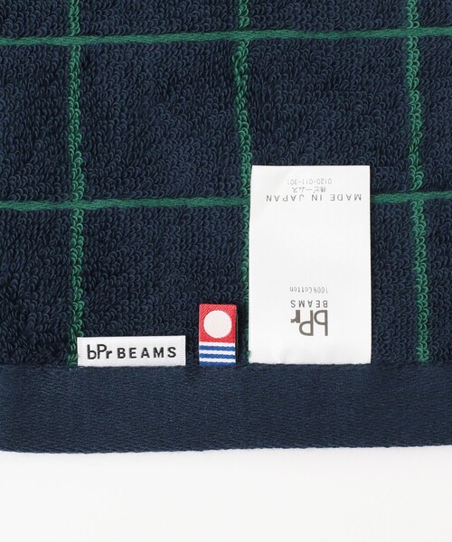 bpr BEAMS（ビーピーアール ビームス ）の「bPr BEAMS / グリッド フェイスタオル（タオル・メンズ・ライトブルー/ライトグレー/ネイビー・ONE SIZE）」の12枚目の写真