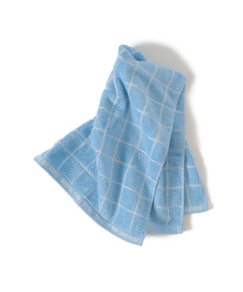 bpr BEAMS（ビーピーアール ビームス ）の「bPr BEAMS / グリッド フェイスタオル（タオル・メンズ・ライトブルー/ライトグレー/ネイビー・ONE SIZE）」の15枚目の写真