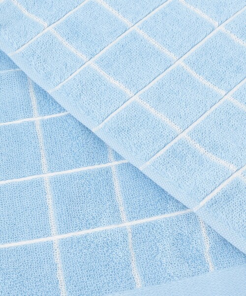 bpr BEAMS（ビーピーアール ビームス ）の「bPr BEAMS / グリッド フェイスタオル（タオル・メンズ・ライトブルー/ライトグレー/ネイビー・ONE SIZE）」の21枚目の写真