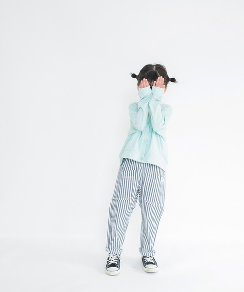 BRANSHES(ブランシェス)の「【WEB限定】UVケア長袖カーディガン(カーディガン/ボレロ・キッズ・ライトグリーン/チャコールグレー/サックスブルー・120/100/110/130/140)」の7枚目の写真