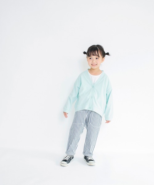 BRANSHES(ブランシェス)の「【WEB限定】UVケア長袖カーディガン(カーディガン/ボレロ・キッズ・ライトグリーン/チャコールグレー/サックスブルー・120/100/110/130/140)」の18枚目の写真