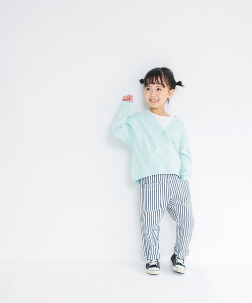 BRANSHES(ブランシェス)の「【WEB限定】UVケア長袖カーディガン(カーディガン/ボレロ・キッズ・ライトグリーン/チャコールグレー/サックスブルー・120/100/110/130/140)」の10枚目の写真