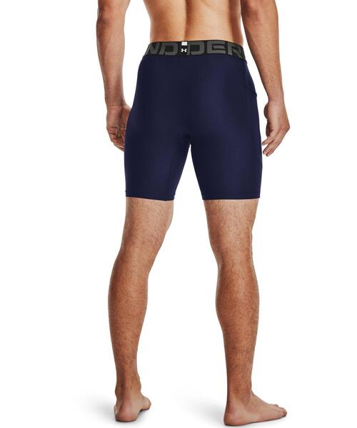 UNDER ARMOUR（アンダーアーマー）の「UAヒートギアアーマー ショーツ（トレーニング/メンズ）（レギンス/スパッツ・メンズ・ネイビー・XXL/L/M/XL/3XL/4XL）」の2枚目の写真