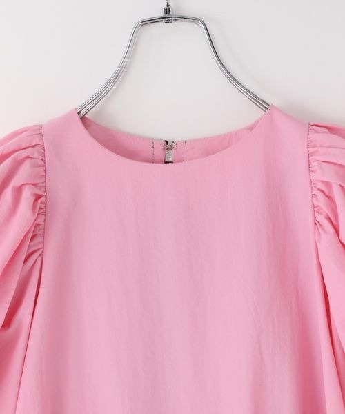 LOWRYS FARM（ローリーズファーム）の「ＢＩＧパフワンピース　909299（ワンピース・キッズ・ブラック/ベージュ/ピンク・150cm/160cm）」の10枚目の写真