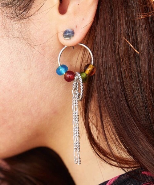 チャイハネ（チャイハネ）の「【チャイハネ】ギャラクティピアス（ピアス（両耳用）・レディース・シルバー/ゴールド・FREE）」の4枚目の写真