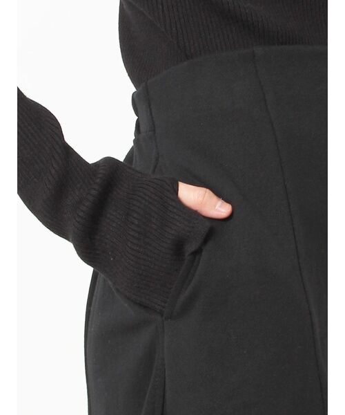 RESEXXY（リゼクシー）の「スウェットミニフレアスカート【セットアップ着用可能】（スカート・レディース・グレー/アイボリー/ブラック・FREE）」の7枚目の写真