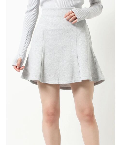 RESEXXY（リゼクシー）の「スウェットミニフレアスカート【セットアップ着用可能】（スカート・レディース・グレー/アイボリー/ブラック・FREE）」の14枚目の写真