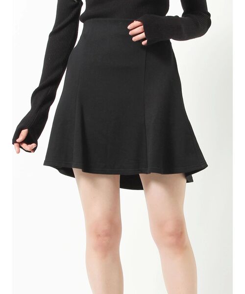 RESEXXY（リゼクシー）の「スウェットミニフレアスカート【セットアップ着用可能】（スカート・レディース・グレー/アイボリー/ブラック・FREE）」の15枚目の写真