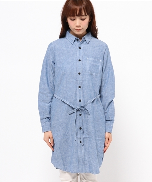 OUTLET（アウトレット）の「【Kastane】ロングシャツ（シャツ/ブラウス・レディース・ブラック/ブルー/レッド・FREE）」の4枚目の写真