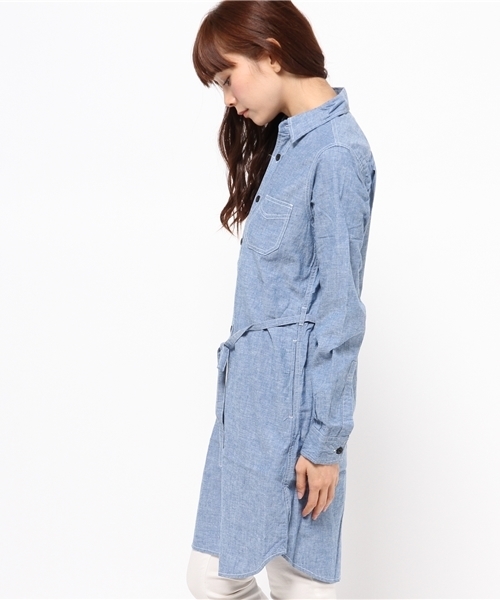 OUTLET（アウトレット）の「【Kastane】ロングシャツ（シャツ/ブラウス・レディース・ブラック/ブルー/レッド・FREE）」の5枚目の写真