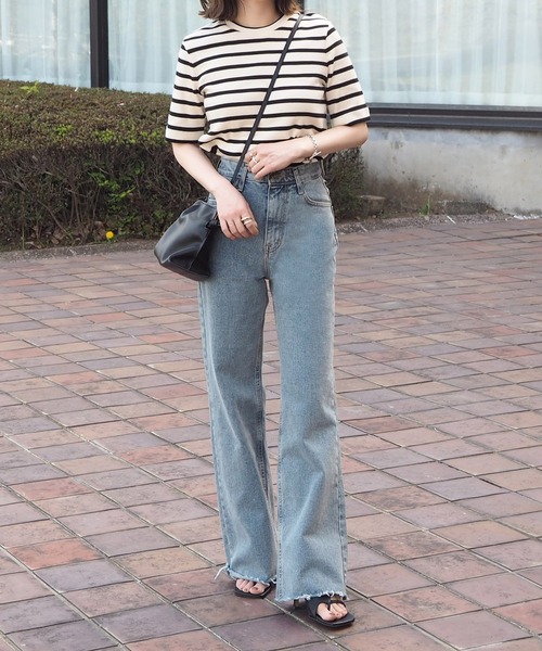 LAULEN(ローレン)の「vintage like straight denim(デニムパンツ・レディース・ブルー・X-SMALL/SMALL/MEDIUM)」の7枚目の写真