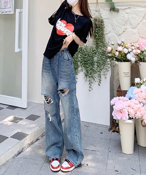 Chick（チック）の「lowrise denim pants/ローライズデニムパンツ