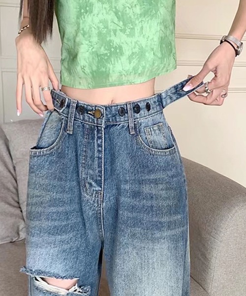 Chick（チック）の「lowrise denim pants/ローライズデニムパンツ