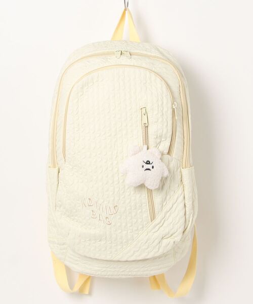 aimoha(アイモハ)の「キーホルダー付きユニセックスリュック(バックパック/リュック・レディース・ブラック/ブルー/ピンク/グリーン/ホワイト/イエロー・FREE)」の14枚目の写真