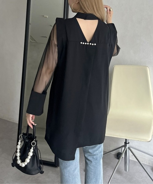 prose verse（プロズヴェール）の「袖シアーバックパールロング