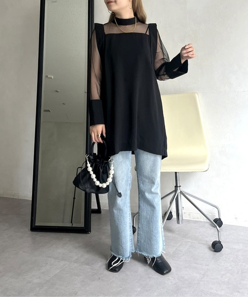 prose verse（プロズヴェール）の「袖シアーバックパールロング