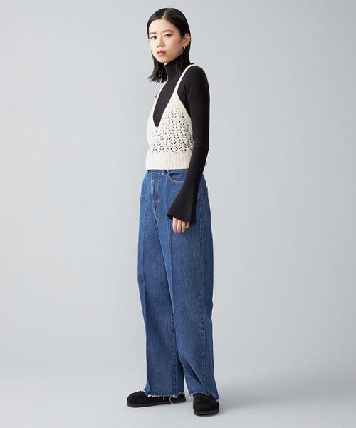 CITEN（シテン）の「＜CITEN＞デニム コクーン ワイド パンツ（デニムパンツ・レディース・コバルトブルー・S/M）」の5枚目の写真