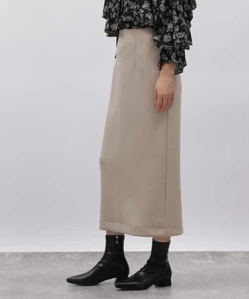 LAKOLE(ラコレ)の「ダンボールナロースカート / 972309(スカート・レディース・ブラック/モカ/グレイッシュベージュ・SMALL/MEDIUM)」の13枚目の写真