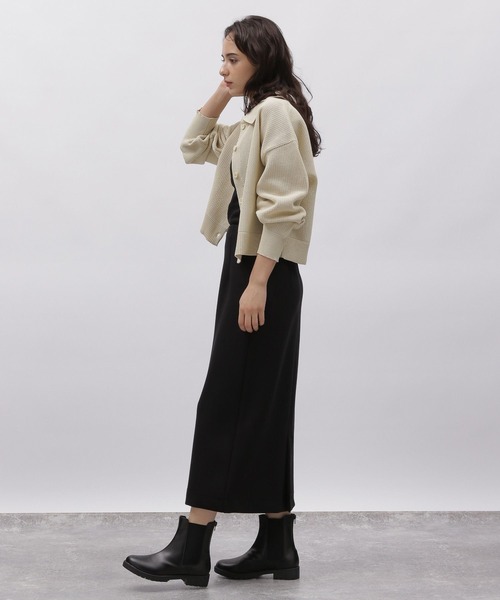 LAKOLE(ラコレ)の「ダンボールナロースカート / 972309(スカート・レディース・ブラック/モカ/グレイッシュベージュ・SMALL/MEDIUM)」の5枚目の写真