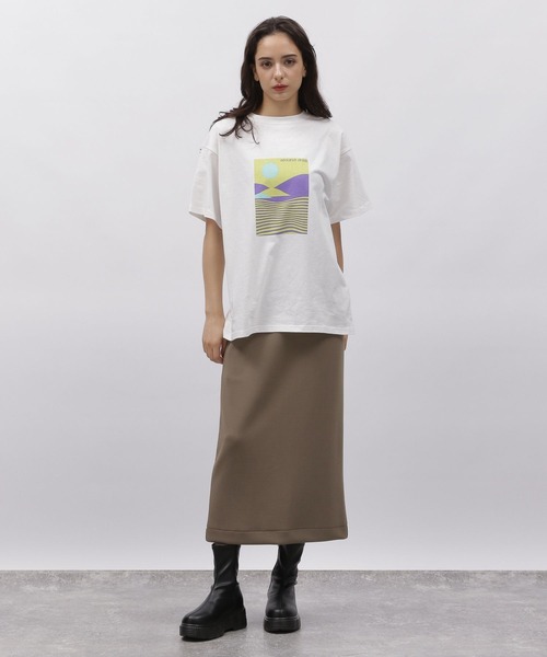 LAKOLE(ラコレ)の「ダンボールナロースカート / 972309(スカート・レディース・ブラック/モカ/グレイッシュベージュ・SMALL/MEDIUM)」の8枚目の写真