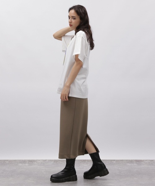 LAKOLE(ラコレ)の「ダンボールナロースカート / 972309(スカート・レディース・ブラック/モカ/グレイッシュベージュ・SMALL/MEDIUM)」の9枚目の写真