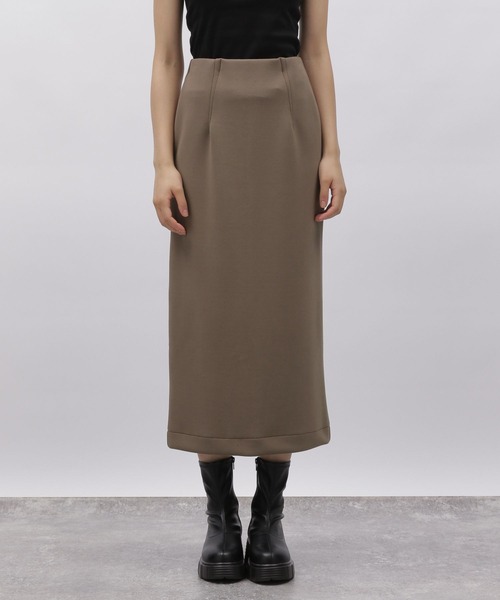 LAKOLE(ラコレ)の「ダンボールナロースカート / 972309(スカート・レディース・ブラック/モカ/グレイッシュベージュ・SMALL/MEDIUM)」の15枚目の写真