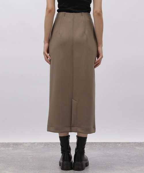 LAKOLE(ラコレ)の「ダンボールナロースカート / 972309(スカート・レディース・ブラック/モカ/グレイッシュベージュ・SMALL/MEDIUM)」の17枚目の写真