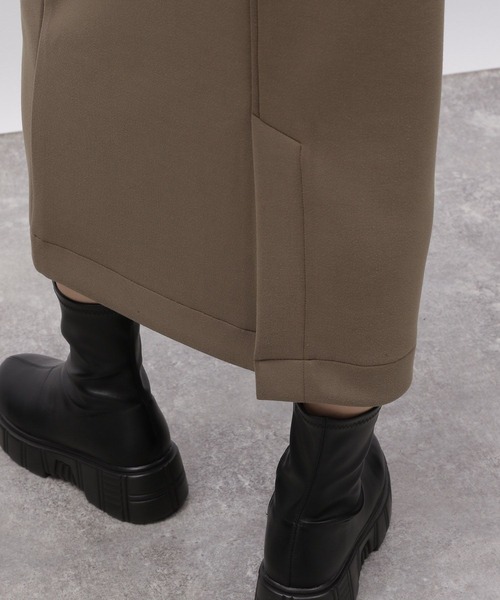 LAKOLE(ラコレ)の「ダンボールナロースカート / 972309(スカート・レディース・ブラック/モカ/グレイッシュベージュ・SMALL/MEDIUM)」の21枚目の写真