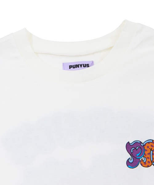 PUNYUS(プニュズ)の「GirlsビッグロンT(Tシャツ/カットソー・レディース・ホワイト/ライトグレー・3/4)」の8枚目の写真
