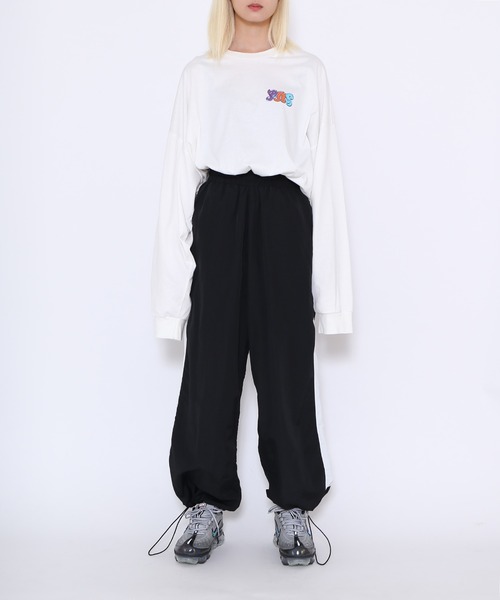PUNYUS(プニュズ)の「GirlsビッグロンT(Tシャツ/カットソー・レディース・ホワイト/ライトグレー・3/4)」の16枚目の写真