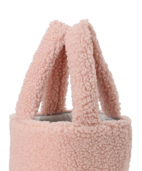 Green Parks(グリーンパークス)の「miffy/ボアフェイスバッグ(エコバッグ/サブバッグ・レディース・ピンク/オフホワイト・FREE)」の8枚目の写真