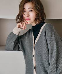 grove | 1枚で華やか見え トラッドジャカードカーディガン(カーディガン/ボレロ)