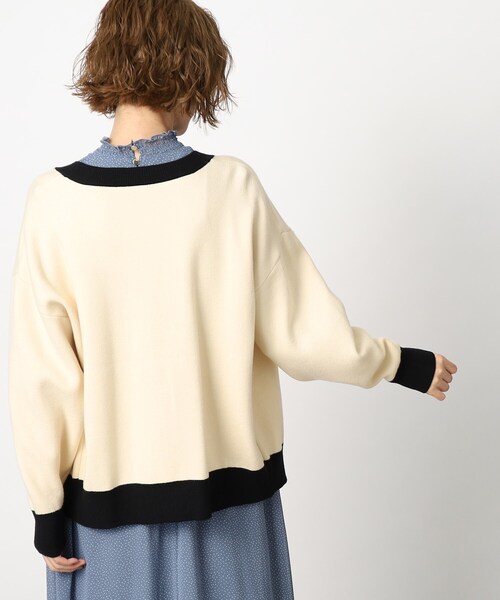 grove（グローブ）の「◆1枚で華やか見え トラッドジャカードカーディガン（カーディガン/ボレロ・レディース・アイボリー/ブラック/ダークグリーン/グレー系1/ブラック系1/ベージュ系4・01/02/03/04/05）」の13枚目の写真