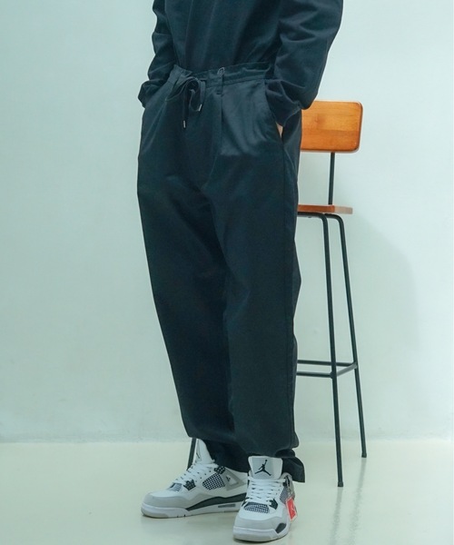 Dickies(ディッキーズ)の「【Dickies/ディッキーズ】 ツイル テーパードパンツ イージーパンツ ウエストドロスト仕様(その他パンツ・メンズ・インディゴブルー/スミクロ/ブラック/チャコールグレー/ベージュ/カーキ・MEDIUM/LARGE/X-LARGE)」の1枚目の写真