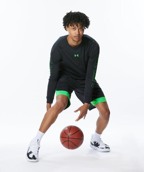 UNDER ARMOUR(アンダーアーマー)の「UAベースライン ショーツ(バスケットボール/メンズ)(その他パンツ・メンズ・ブラック系その他・M/XL/L/S)」の4枚目の写真