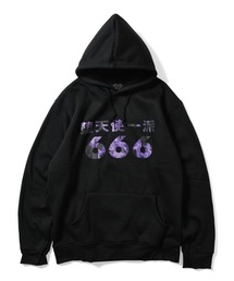 TEAM SATAN（チームサタン）の「TEAM SATAN SKATEBOARDING チームサタン スケートボーディング - 堕天使一派 666 PULLOVER HOODIE DTSYP スウェット フーディー パーカー TS001-3-DT（パーカー）」