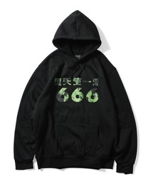 TEAM SATAN（チームサタン）の「TEAM SATAN SKATEBOARDING チームサタン スケートボーディング - 堕天使一派 666 PULLOVER HOODIE DTSYP スウェット フーディー パーカー TS001-3-DT（パーカー）」