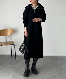 un dix cors | ジップアップワンピース(ワンピース)