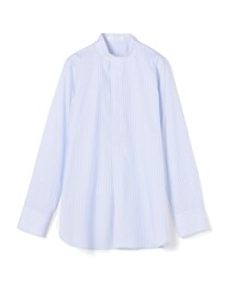 GALERIE VIE | コットンツイル スタンドカラーシャツ(シャツ/ブラウス)