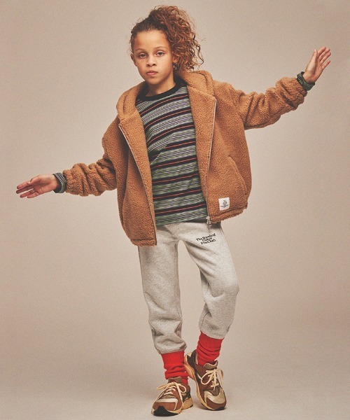 Smoothy（スムージー）の「SMOOTHY Boa zip parka / スムージー ボアジップパーカー（パーカー・キッズ・ブラック/ブラウン系その他/ホワイト・LARGE/X-LARGE/MEDIUM/SMALL）」の6枚目の写真