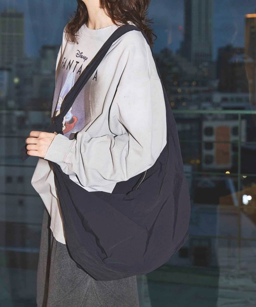 UNISEX》KONBU Nylon Shoulder “BANANA” Bag/コンブナイロンショルダー