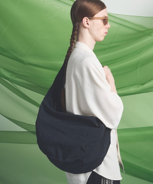 UNISEX》KONBU Nylon Shoulder “BANANA” Bag/コンブナイロンショルダー
